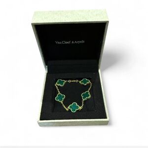 Green and gold bracelet